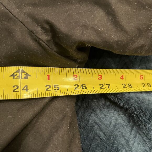Flint and Tinder Sherpa Lined XXL Waxed  Ridge Parka Hooded Jacket Black - Picture 16 of 16